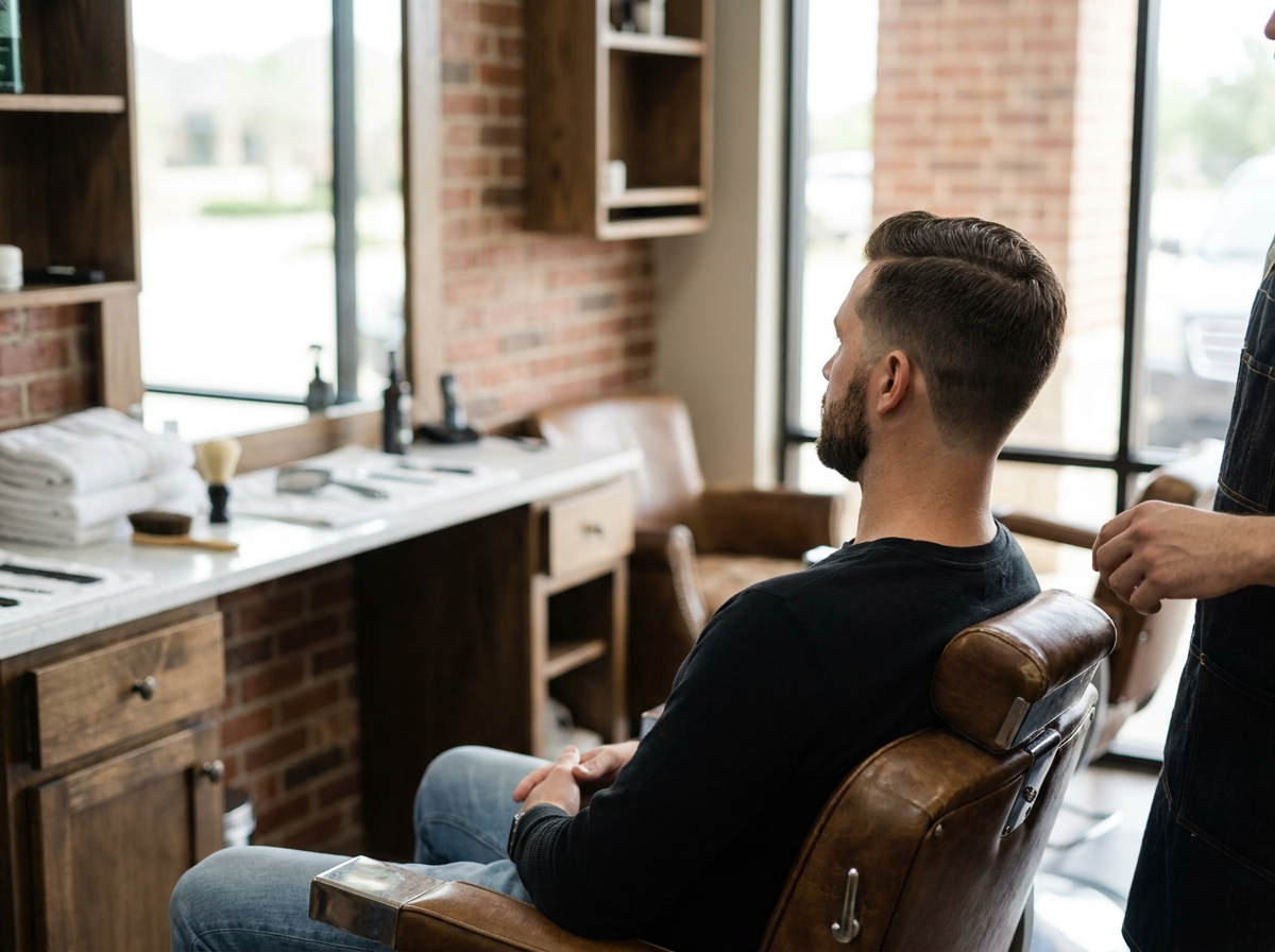 Andre, barber, portrait